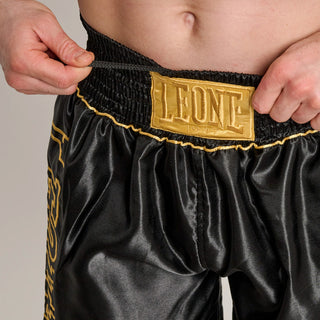Pantaloncini boxe Leone DNA Premium AB233 Nero-Combat Arena
