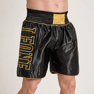 Boxing shorts Leone DNA Premium AB233 Black-Combat Arena