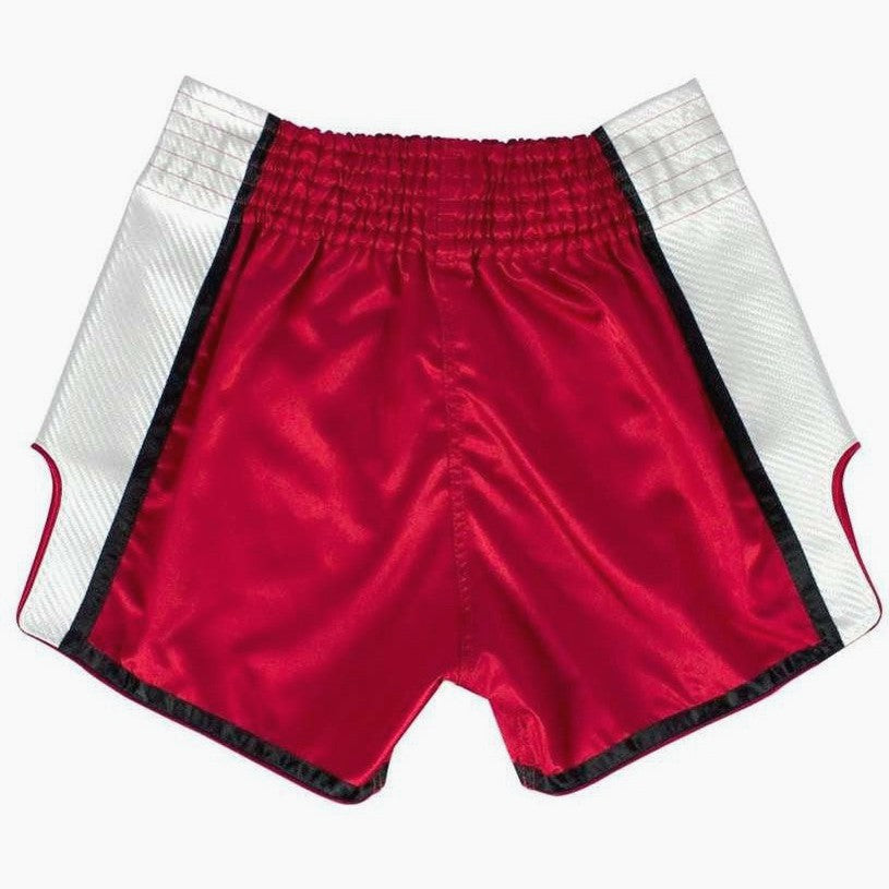 Pantaloncini kick-thai Fairtex BS1704 Rosso-bianco