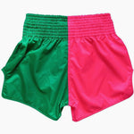 Pantaloncini kick-thai Fairtex BS1911 Rosa-Verde