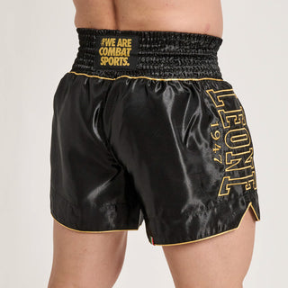 Pantaloncini kick-thai Leone DNA Premium AB969 Nero-Combat Arena