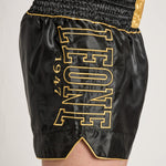Pantaloncini kick-thai Leone DNA Premium AB969 Nero-Combat Arena