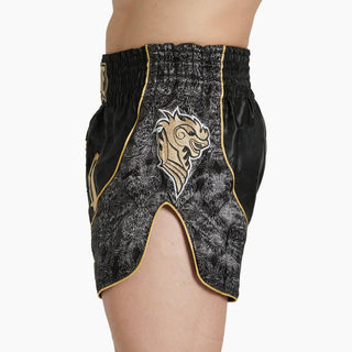 Shorts kick-thai Leone Elite AB879 Black-Combat Arena