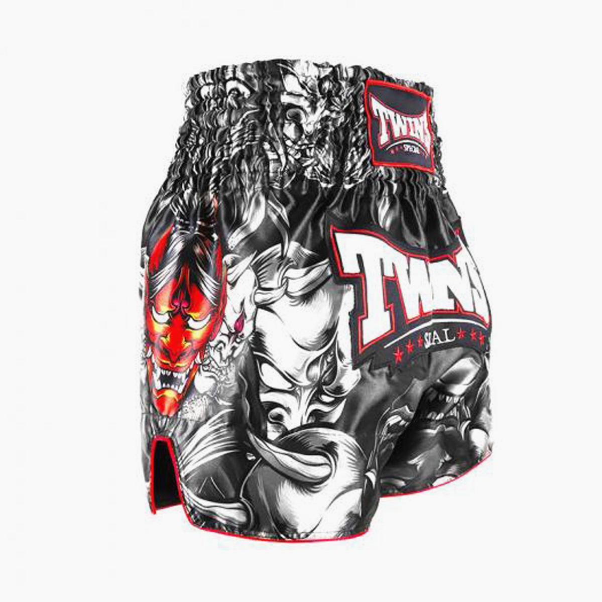 Kick-thai shorts Twins Special Kabuki Black – Combat Arena