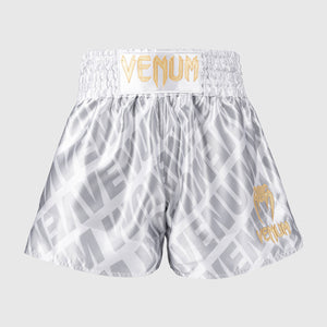 Shorts kick-thai Venum Contender XT White-silver 
