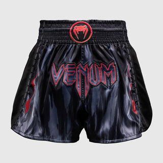 Pantaloncini kick-thai Venum Demon Nero-grigio-Combat Arena