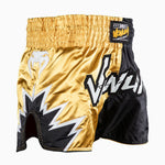 Shorts kick-thai Venum Inferno 2.0 Black-gold-Combat Arena