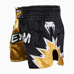 Shorts kick-thai Venum Inferno 2.0 Black-gold-Combat Arena