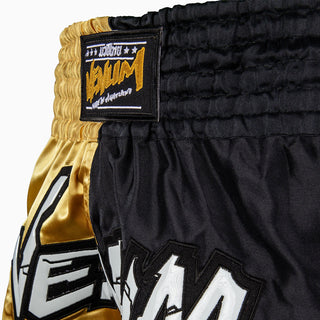 Shorts kick-thai Venum Inferno 2.0 Black-gold-Combat Arena
