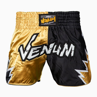 Shorts kick-thai Venum Inferno 2.0 Black-gold-Combat Arena