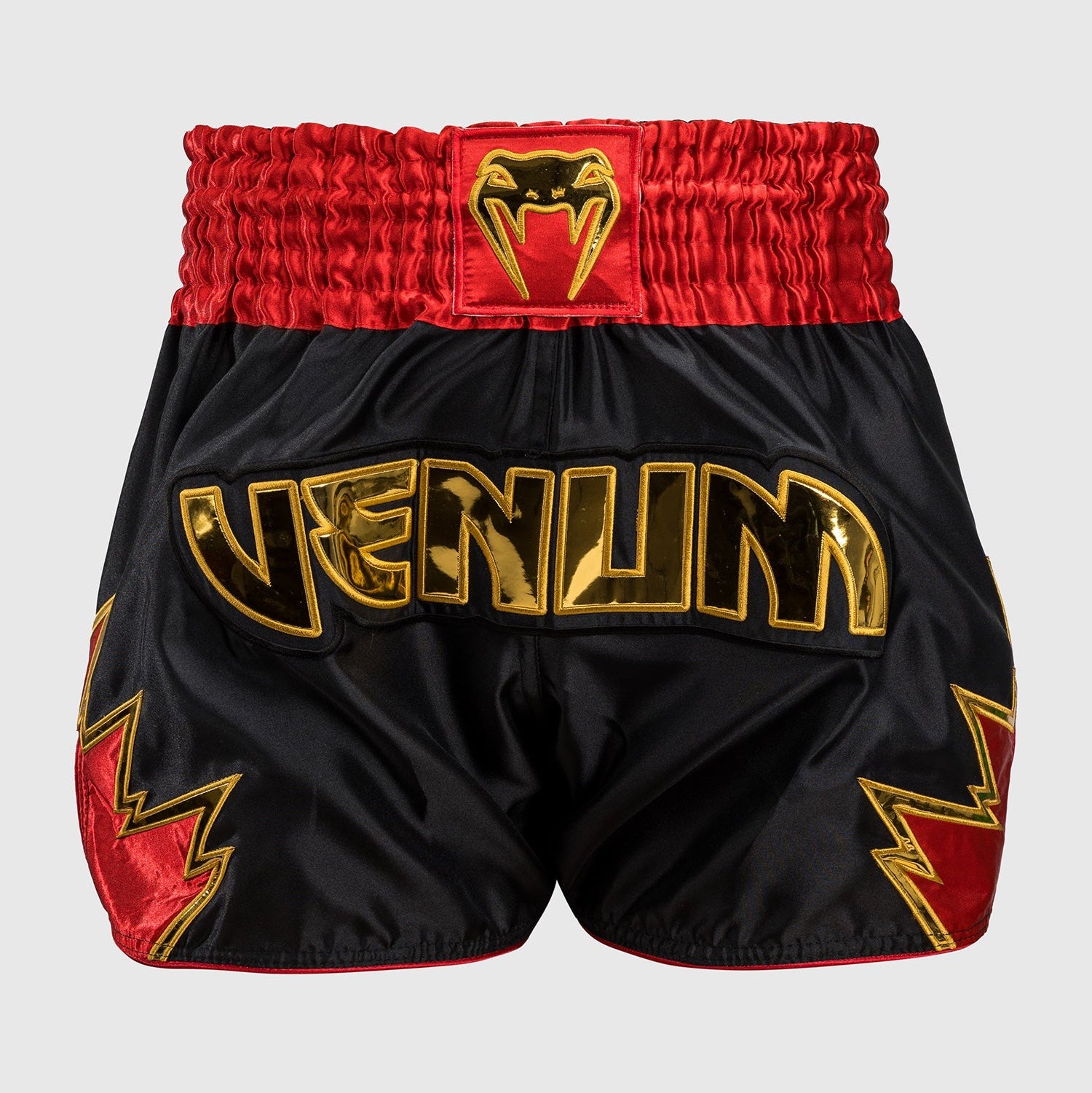 Kick-thai shorts Venum Inferno Black-gold-red – Combat Arena
