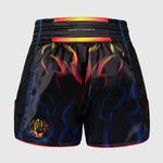 Shorts kick-thai Venum Tekken 8 Yoshimitsu Black-orange-Combat Arena