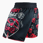 MMA shorts Pride or Die Cherry Choke 