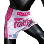 Shorts kick-thai Fairtex Pink Strike Limited Edition 