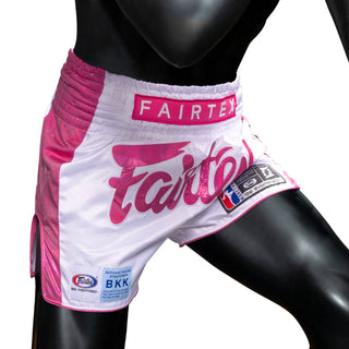 Shorts kick-thai Fairtex Pink Strike Limited Edition 