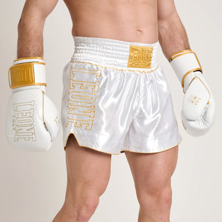 Shorts kick-thai Leone DNA Premium AB969 White 