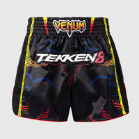 Shorts kick-thai Venum Tekken 8 Yoshimitsu Black-orange 