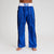 Pantaloni Kickboxing WAKO Leone AB992 Blu-Combat Arena