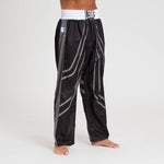 Pantaloni Kickboxing WAKO Leone AB992 Nero-Combat Arena