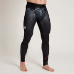 Pantaloni a compressione Leone MMA Cage AB974 Grigio scuro-Combat Arena
