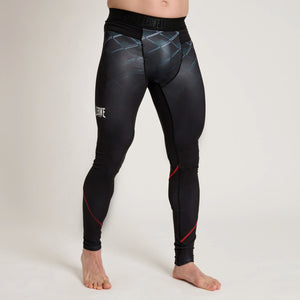 Compression pants Leone MMA Cage AB974 Dark grey-Combat Arena