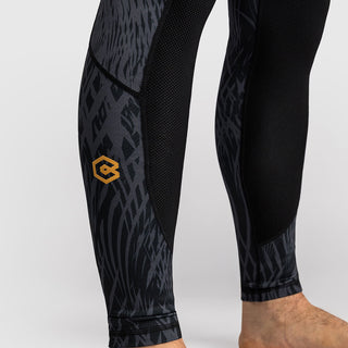 Pantaloni a compressione Venum x Chimaev Wild Borz Nero-Combat Arena