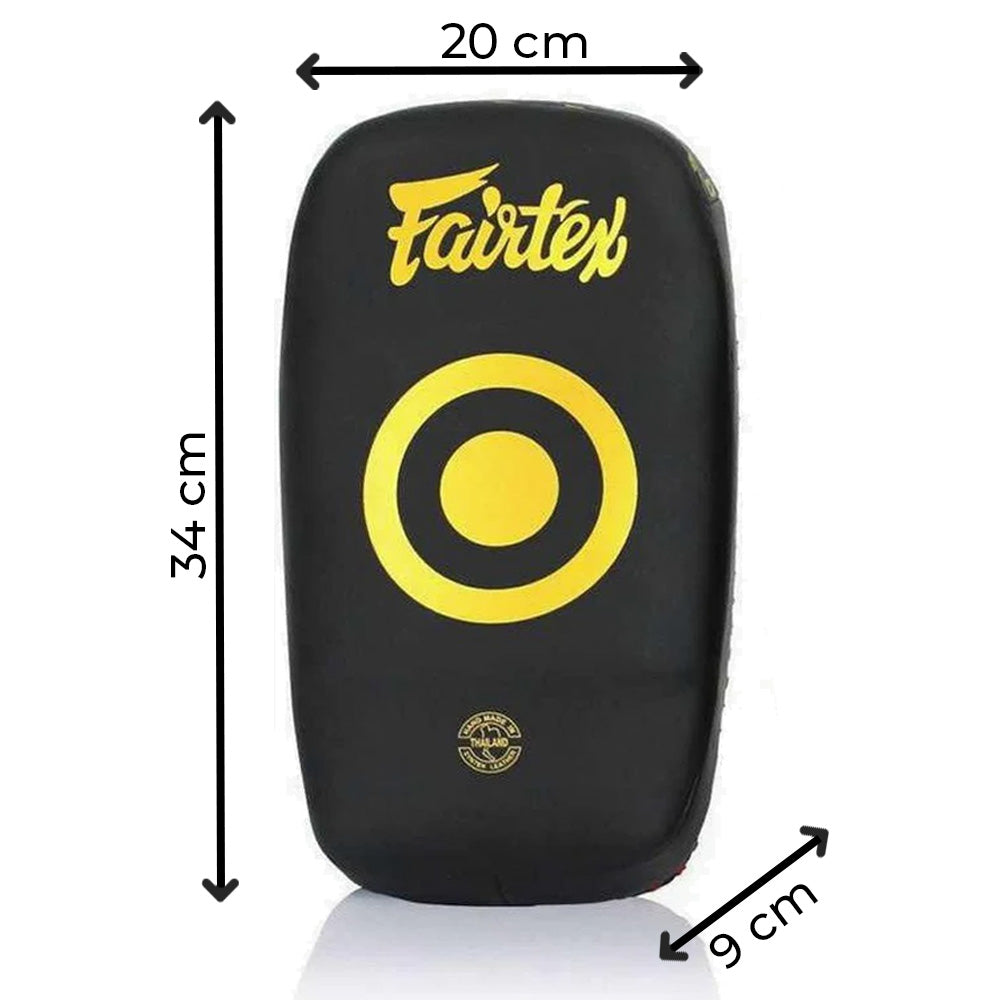 Pao Fairtex Microfiber Curved Small KPLC6 Black-gold – Combat Arena