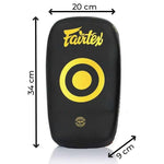 Pao Fairtex Microfiber Curved Small KPLC6 Black-gold 