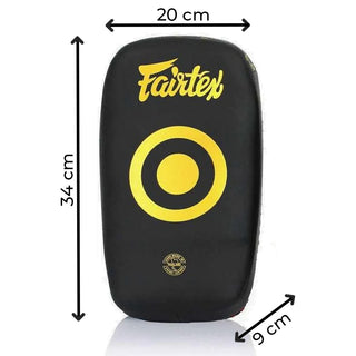 Pao Fairtex Microfiber Curved Small KPLC6 Black-gold 