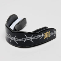 Mouthguard Leone IUTER Barbed Wire PD02IU Black-Combat Arena