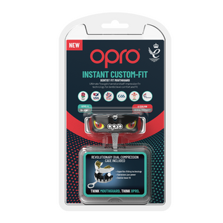 Mouthguard Opro Instant Custom-Fit Red Eyes 