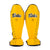 Shinguards Fairtex Competition SP5 with footrests Yellow 
