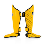 Shinguards Fairtex Competition SP5 with footrests Yellow 