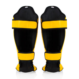 Shinguards Fairtex Competition SP5 with footrests Yellow 