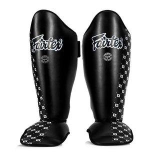 Shinguards Fairtex Competition SP5 with footrests Black 