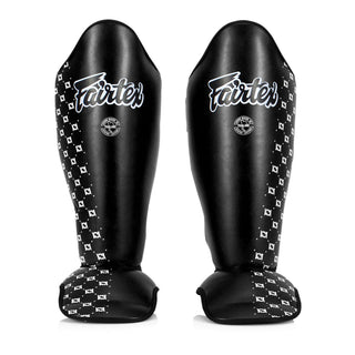 Shinguards Fairtex Competition SP5 with footrests Black 