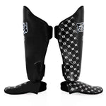 Shinguards Fairtex Competition SP5 with footrests Black 