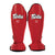 Shinguards Fairtex Competition SP5 with red footrests 