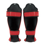 Shinguards Fairtex Competition SP5 with red footrests 