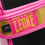 Shinguards Leone Iuter PT01IU with fuchsia footrest 