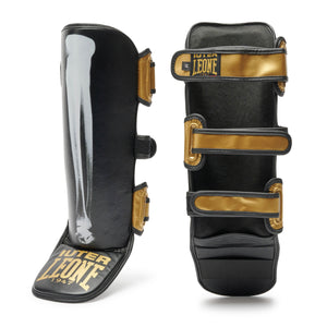Shinguards Leone Iuter PT01IU with foot guards 