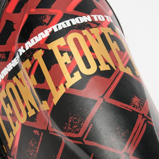 Shinguards Leone MMA Cage PT163 Red 