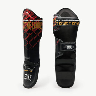 Shinguards Leone MMA Cage PT163 Red 