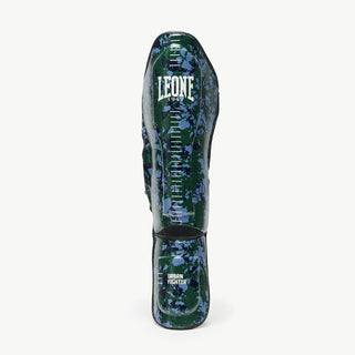 Shinguards Leone Urban Fighter PT118 Blue-green camo 