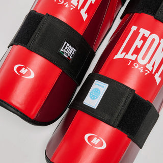 Shinguards Leone WAKO PT189 Red 