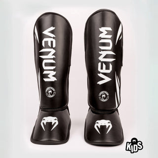 Shinguards child Venum Challenger Black-white 