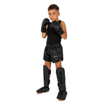 Shin guards kids Venum Challenger Black-black