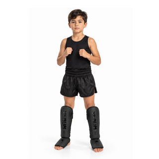 Shin guards kids Venum Elite Black