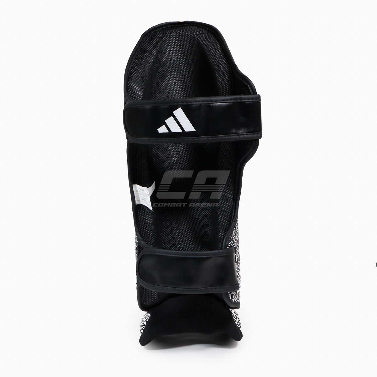 Shin guards with foot guard Adidas Pro Kickboxing WAKO Black-white