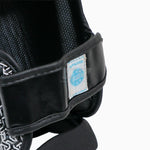 Shinguards with foot guard Adidas Pro Kickboxing WAKO Black-white 